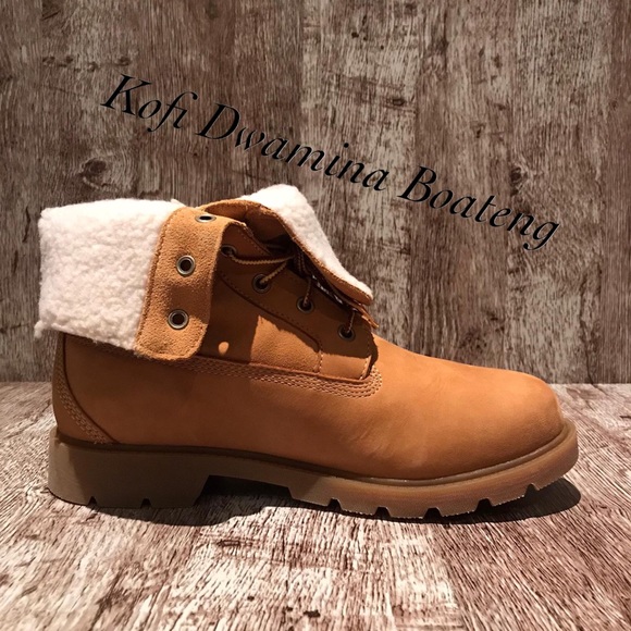 Timberland Linden Wood Fold-Down Teddy Fleec A1KGC - Picture 6 of 8